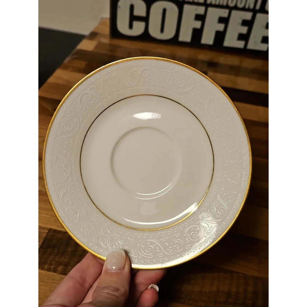 Set of 6 Vintage Noritake Ivory China Tulane 7562 6